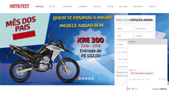 Desktop Screenshot of motofesthonda.com.br